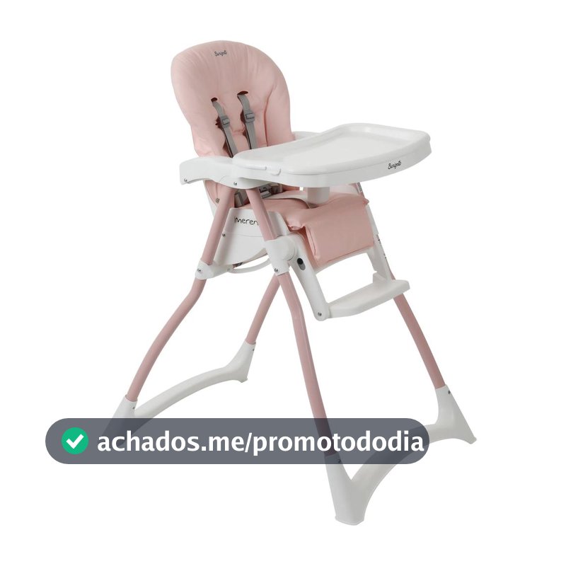 Cadeira de Alimentação Rose Madder Reclinável 15Kg Burigotto