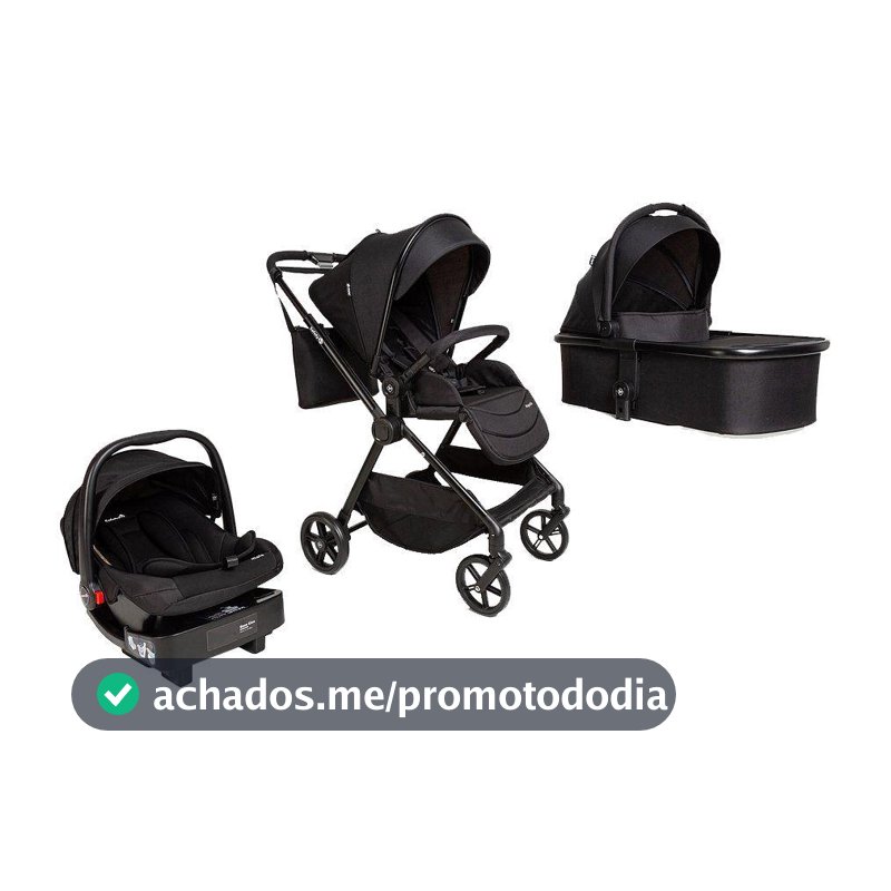 Carrinho de Bebê com Moisés e Bebê Conforto 5 em 1 Safety 1st