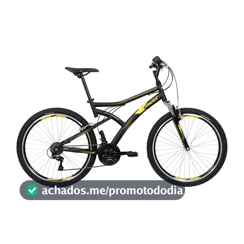 Bicicleta Aro 26" Caloi Andes Freio V-Brake 21 Marchas