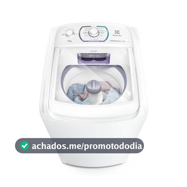Máquina de Lavar Electrolux 11kg Branca Essential Care com Easy Clean e Filtro Fiapos (LES11)