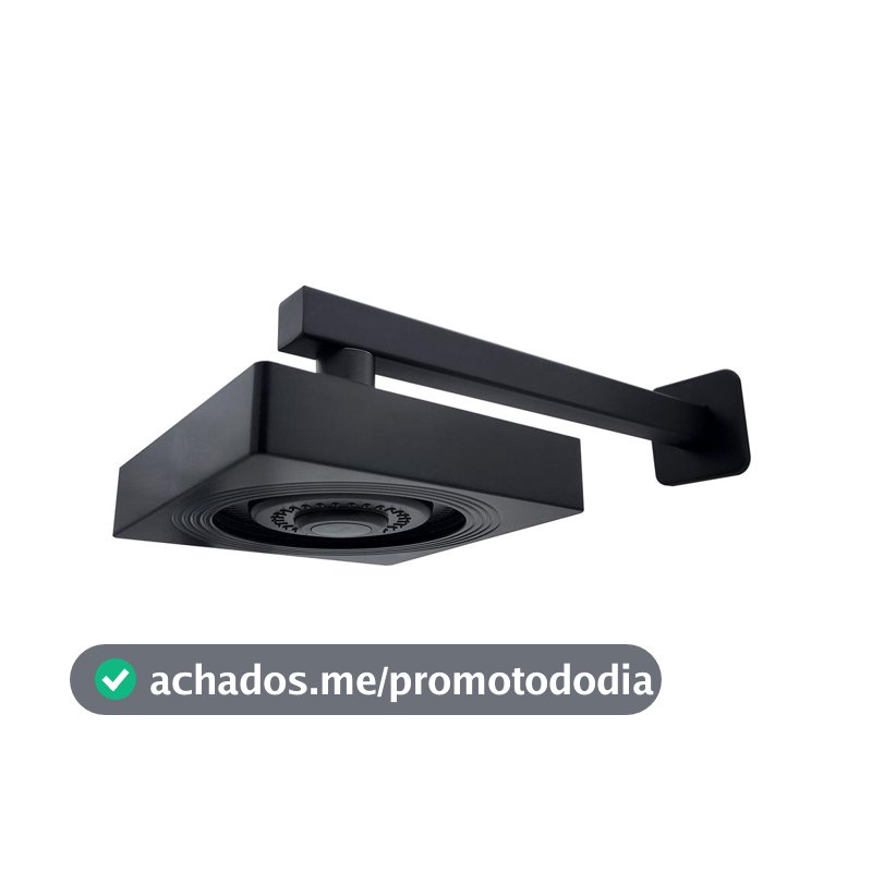 Chuveiro Ducha Limpeza Automática Aquecimento Gás E Solar Quadrado Cromado Metal Luxo