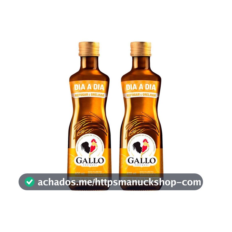 Azeite de Oliva Gallo 400ml 2 Unidades - Azeite - Magazine Promolojas