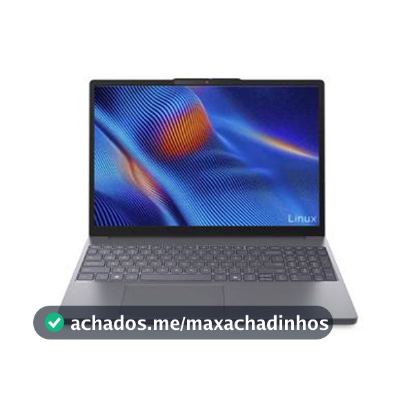 Notebook Lenovo IdeaPad Slim 3 15IRU10 Intel Core 3 100U 8GB 256GB SSD Linux 15.3" - 83NUS00000 Luna Grey