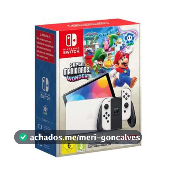 Console Nintendo Switch OLED 64GB  Edição Super Mario Bros Wonder