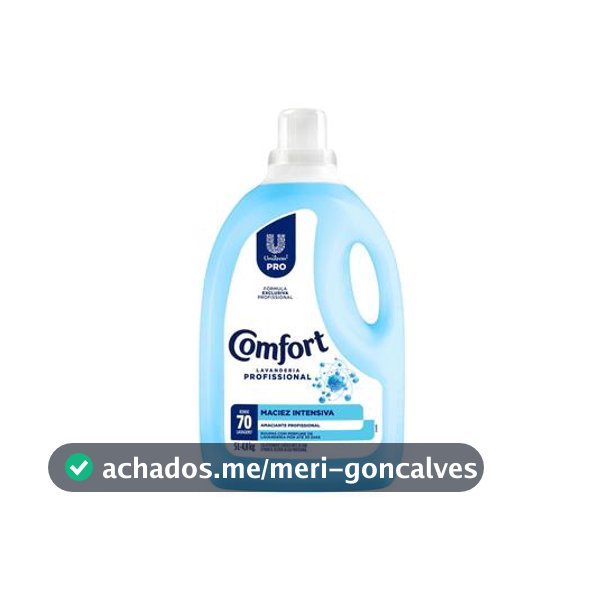 Amaciante Comfort Lavanderia Profissional Maciez Intensa 5L