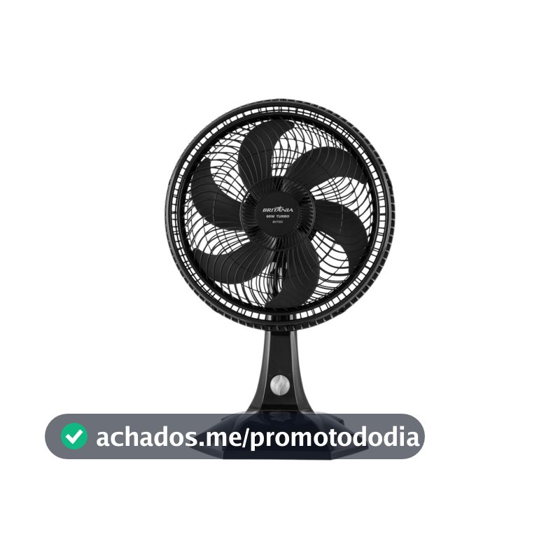 Ventilador de Mesa Britânia BVT301 30cm