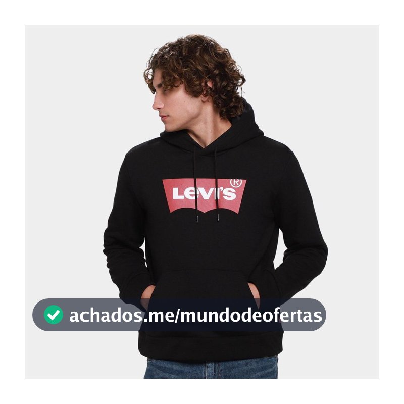 Moletom Com Capuz Levi's T3 Graphic Masculino