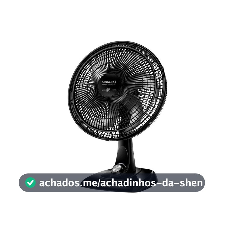 Ventilador Mondial Super Power 40cm 6 Pas 3 Velocidades 140W