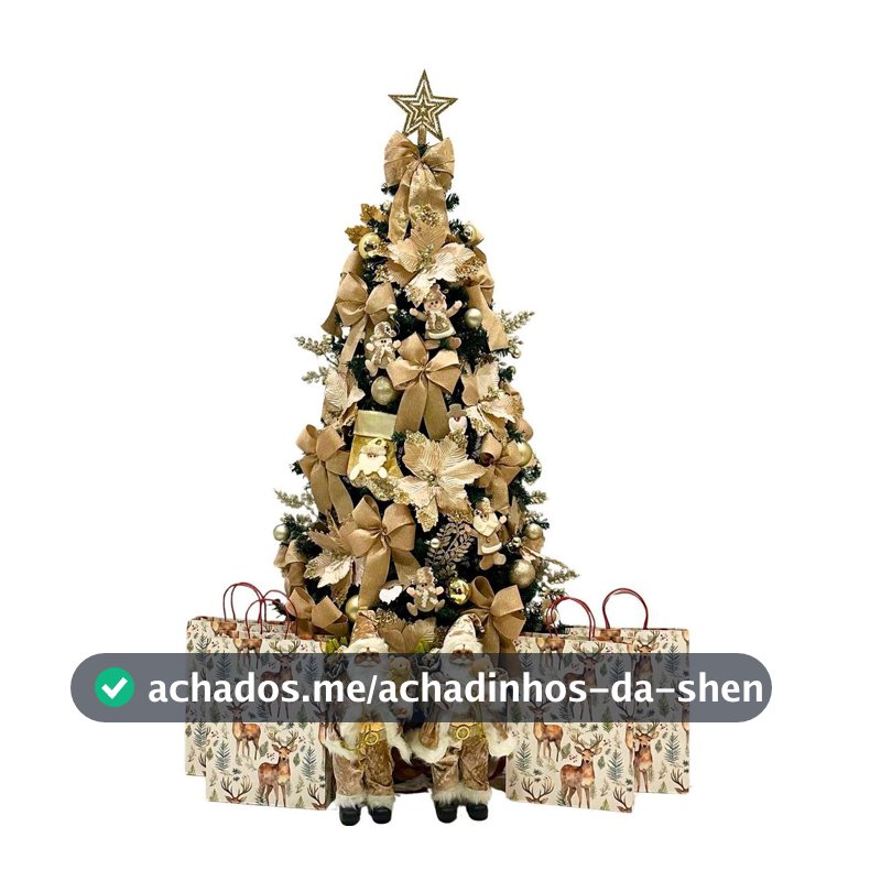 Árvore de Natal Completa 1,50m 300 Galhos com Enfeites, Pisca LED e Kit de Decoração Natalina - Decorally Home Decor - Árvore de Natal - Magazine In_2936609