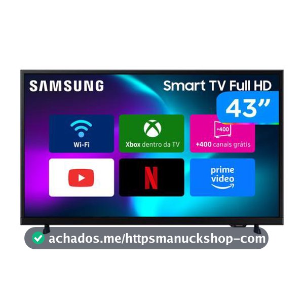 Smart TV 43" Samsung Full HD 43F6000F Tizen Hyper Real 2 HDMI