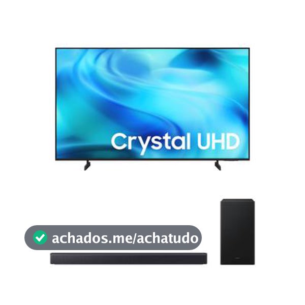 Samsung Smart TV 58" Crystal UHD 4K 2026 + Soundbar Samsung HW-B450F