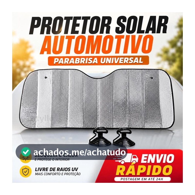 Protetor Solar Automóvel Universal Painel Guarda Sol Proteção Solar Uv Parabrisa Carro Painel - AMSTYLO - Protetor Solar Automotivo / Cortina para Auto - Magazine Eieutil