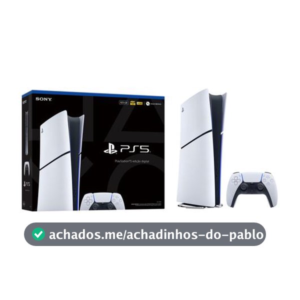Console PlayStation 5 Slim Digital 825GB com controle Dualsense