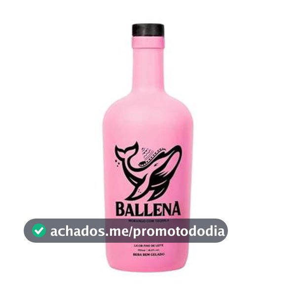 Licor Ballena Morango com Tequila 750mL - Licor