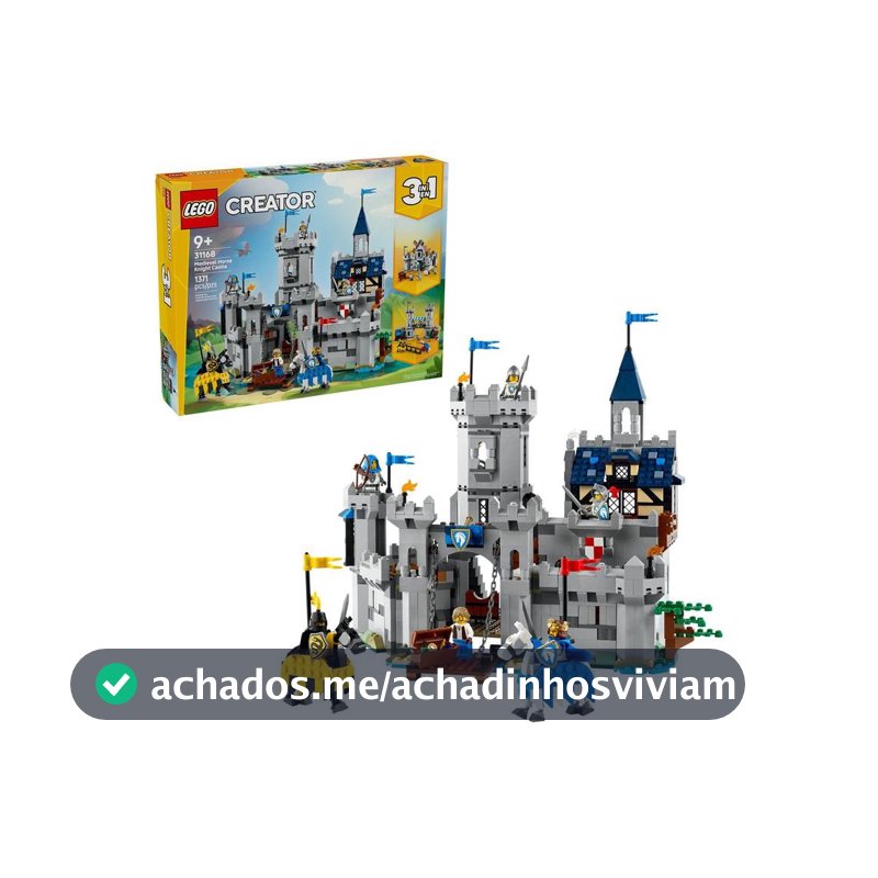 LEGO Creator 3 em 1 Castelo Medieval com