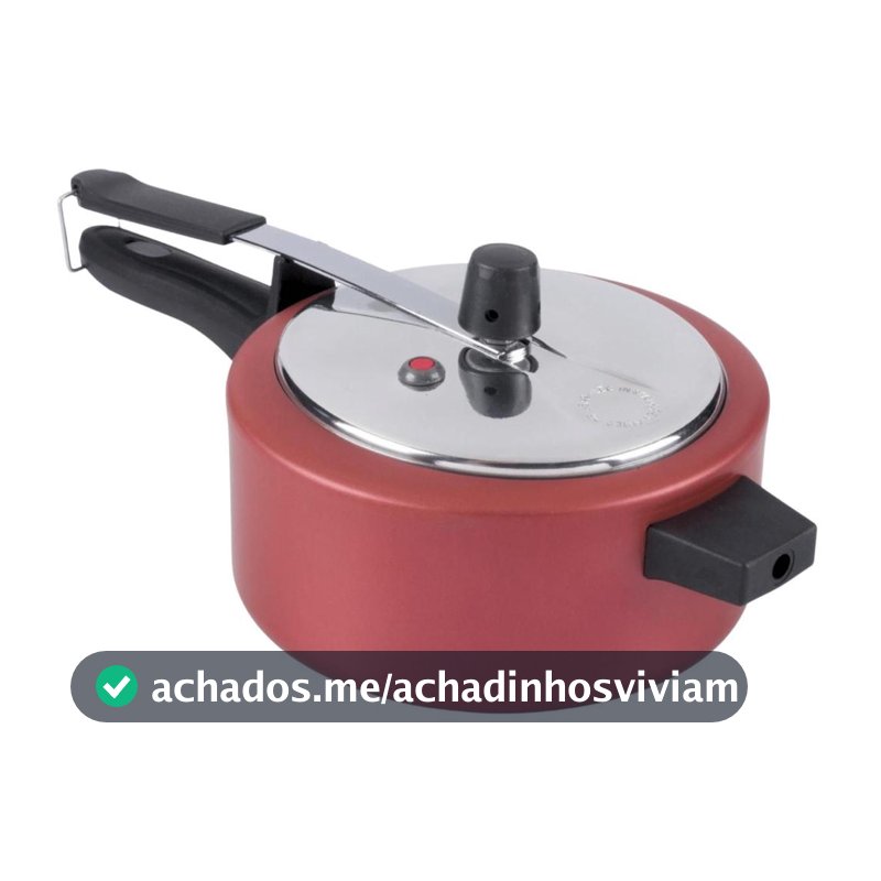 Panela De Pressão Antiaderente 3L Cereja Nacional