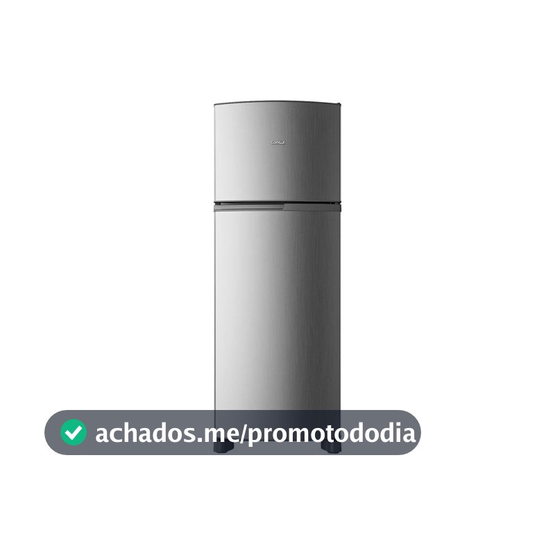 Geladeira/Refrigerador Consul Frost Free Duplex Prata 333L CRM40MKBNA - Geladeira / Refrigerador