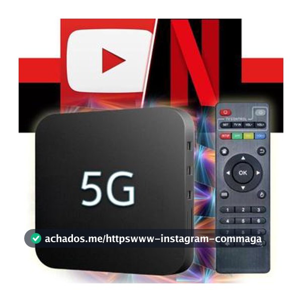 Smart Tv Box Streaming Android Tv Com Netflix, Youtube tbx
