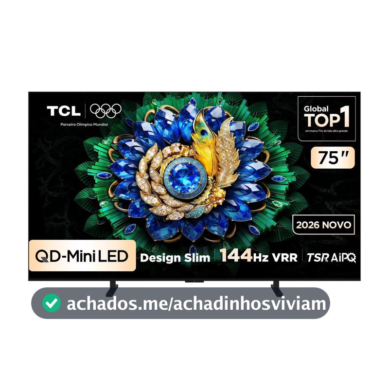 Smart TV 75" TCL 4K UHD Mini LED 75A400M Google TV 2026 - Smart Tv - Magazine Moniqueglima