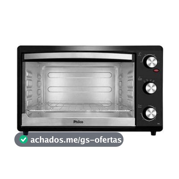Forno Elétrico Philco PFE44P Dupla Resistência 44L - Forno Elétrico