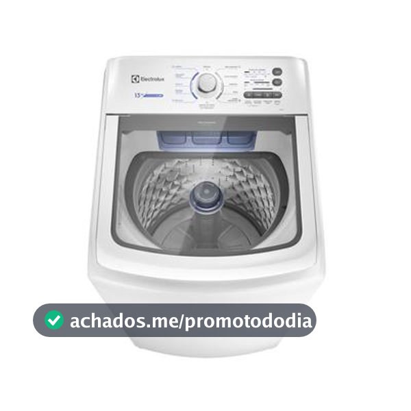 Máquina de Lavar Electrolux 13kg Branca Essential Care com Cesto Inox e Jet&Clean (LED13) - Máquina de Lavar