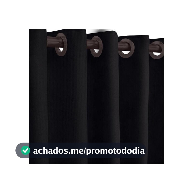 Cortina Blackout 1,80 X 2,80 Corta Luz Bloqueia Calor - Admirare - Cortina Blecaute