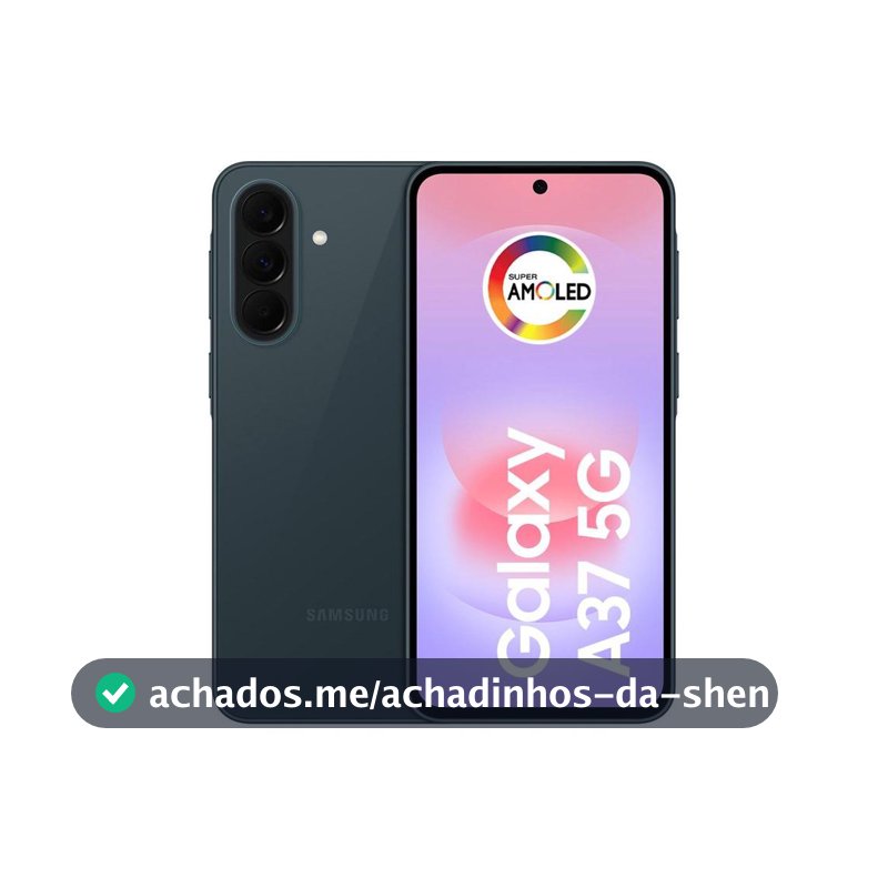 Samsung Galaxy A37 5G Verde 256GB 8GB RAM - Tela AMOLED 120Hz Câm. 50MP IP68
