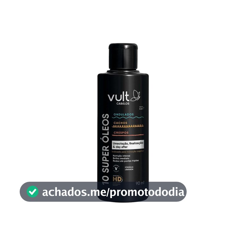 Óleo Capilar Vult Cabelos 10 Super Óleos 90ml