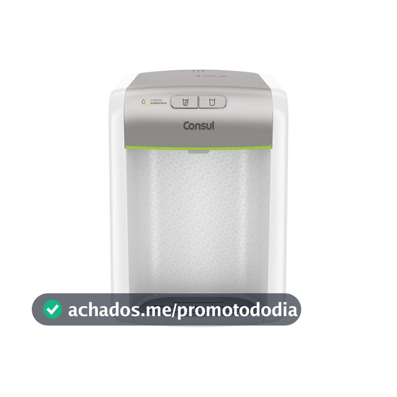 Purificador de Água Consul CPB34ASVNA - Refrigeração Eletrônica - Água Fria e Natural - Design Moderno