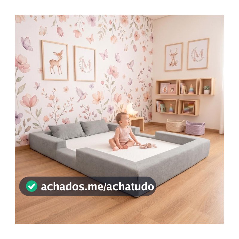 Cama Montessoriana Casal Ninho 100 Espuma Keiko - Keiko Colchões - Cama de Casal