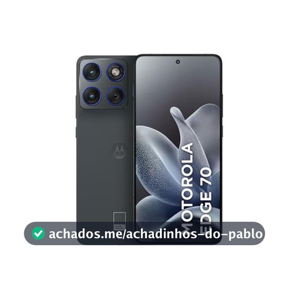 Smartphone Motorola Edge 70 5G 256GB 24GB (8GB RAM + 16GB RAM Boost) Ultrafino 3 Câmeras 50MP Tela 1.5K Extreme Amoled 120Hz