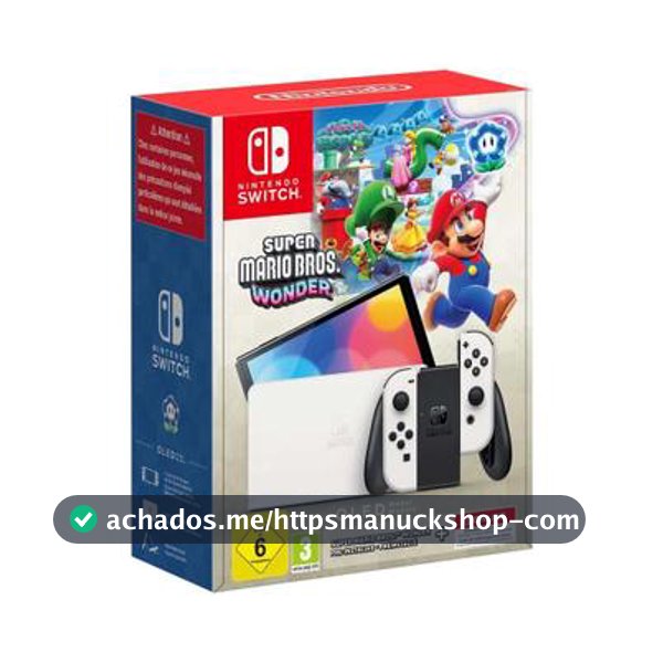 Console Nintendo Switch OLED 64GB  Edição Super Mario Bros Wonder