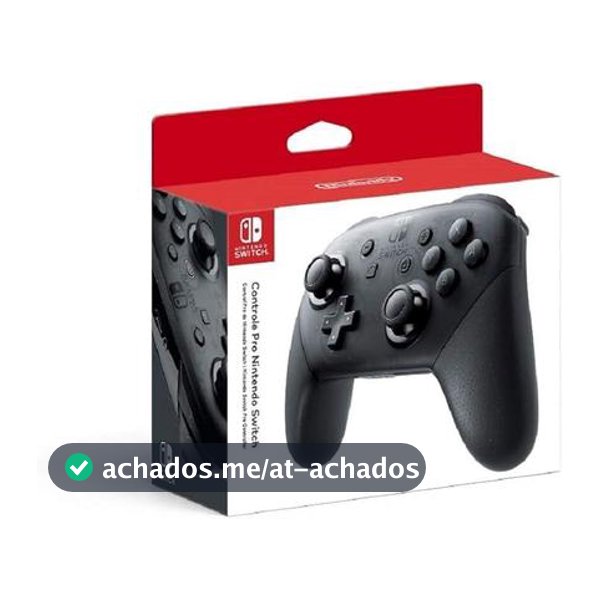 Controle Nintendo Switch Pro, Preto