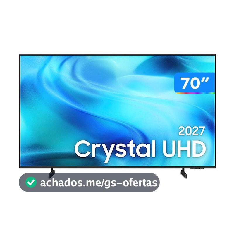 Smart TV 70" Samsung 4K UHD LED UN70U8000HGXZD One UI Tizen 2027