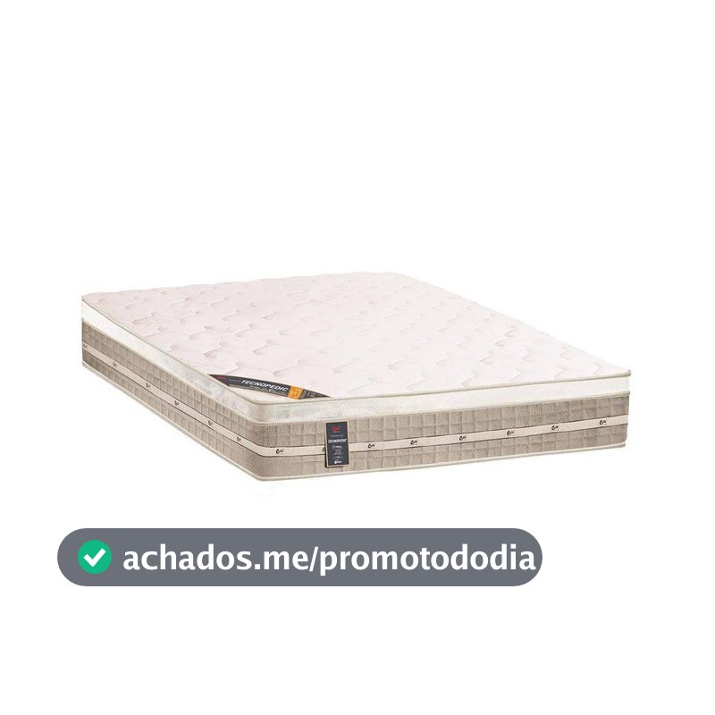 Colchão Queen Castor Premium Tecnopedic 158x198x30