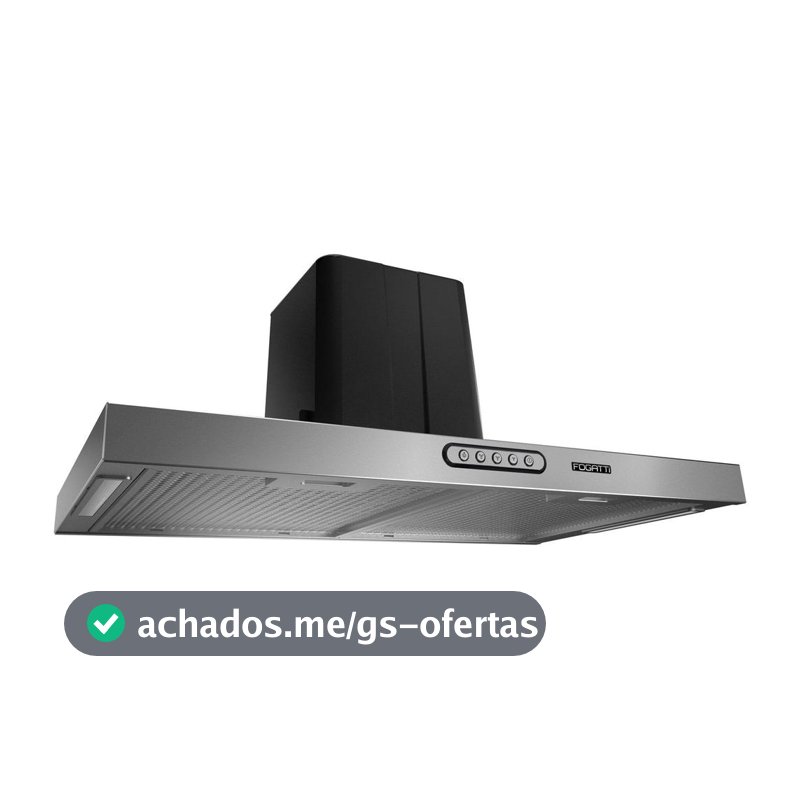 Depurador de Ar Fogatti Compact 90cm Inox -