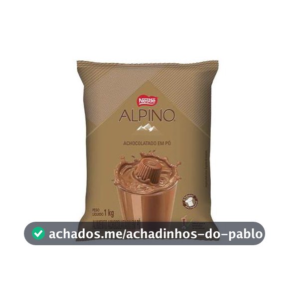 Achocolatado em Pó Nestlé Alpino Pacote 1kg