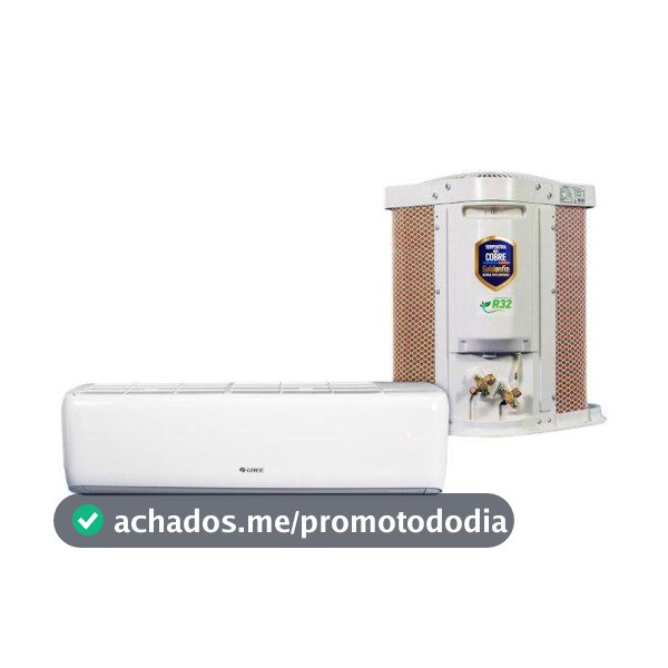 Ar-condicionado Split 9.000BTUs Gree Inverter Quente e Frio GWH09ATA-D6DNA2C