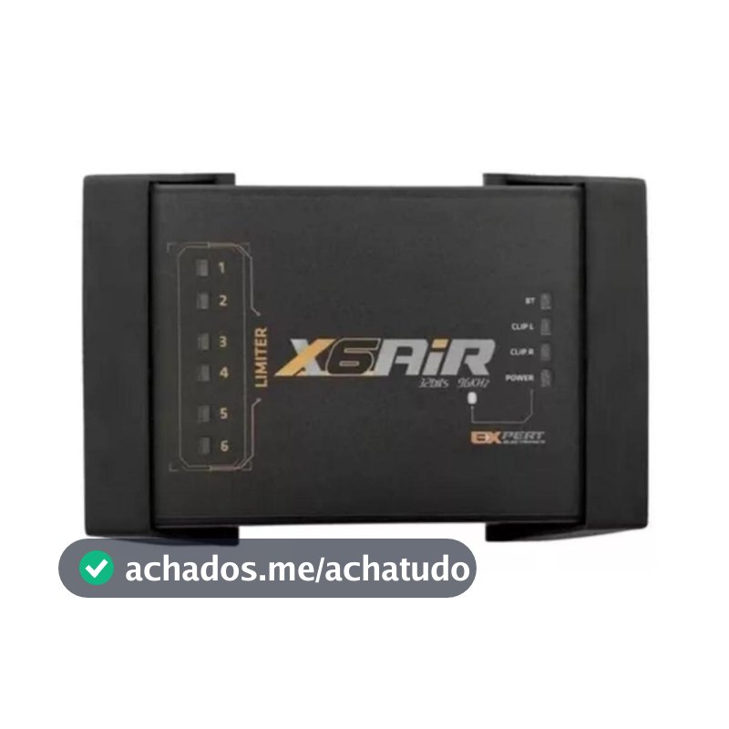 Expert X6 Air Processor De 6 Canais Controlado Pelo Celular - Impressora 3D - Magazine Sacafarelli