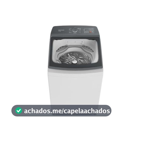 Lavadora de Roupas Brastemp 18kg Cesto Inox 12 Programas de Lavagem Branca BWF18AB - Máquina de Lavar - Magazine Jhjofertas