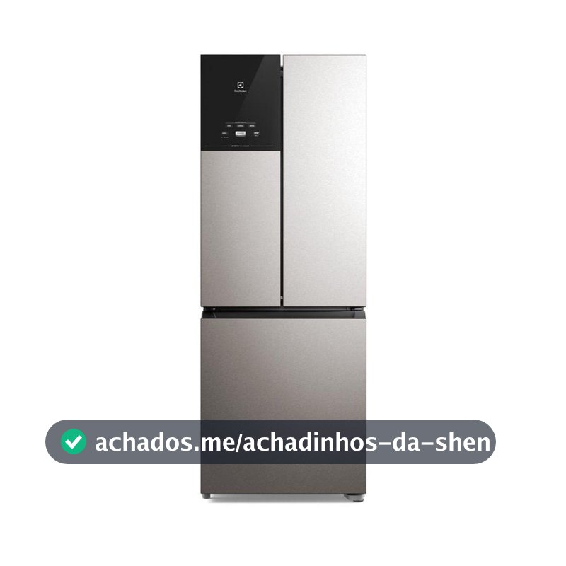 Geladeira/Refrigerador Electrolux Frost Free French Door Inox Look 484L Efficiente IM7S