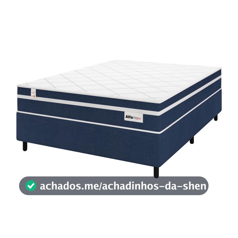 Cama Box (Box + Colchão) Casal Plumatex
