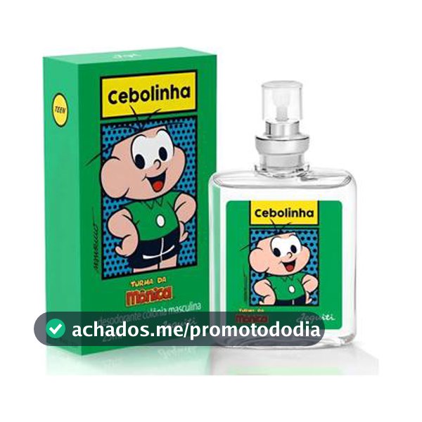 Perfume Colônia Cebolinha Deo Jequiti Turma Da Mônica 25ml - Kit de Perfume