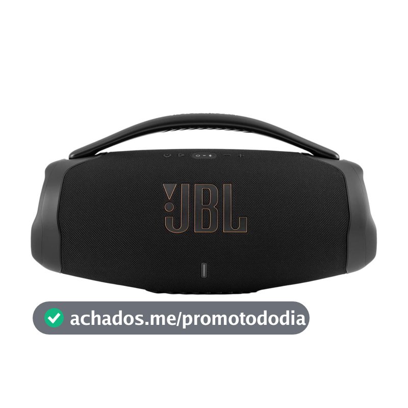 Caixa de Som JBL Boombox 3 Wi-Fi Bluetooth Portátil à Prova de Água 200W