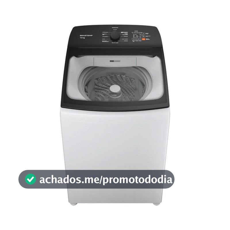 Máquina de Lavar Brastemp 13Kg Branca com Ciclo Tira Manchas Advanced e Ciclo Antibolinha - BWM13AB - Máquina de Lavar