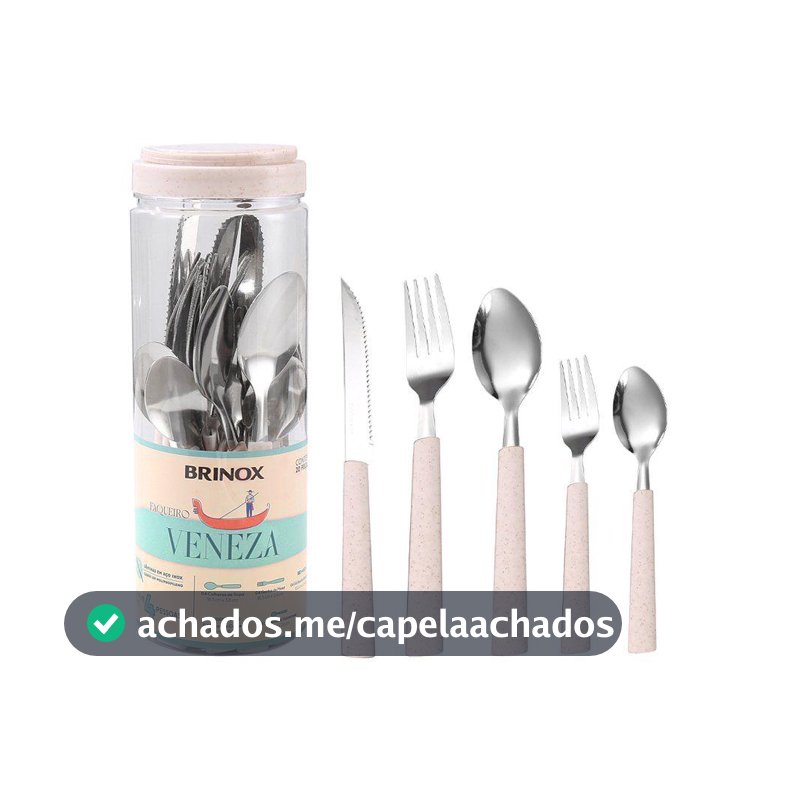 Faqueiro Brinox Inox 20 Peças Veneza