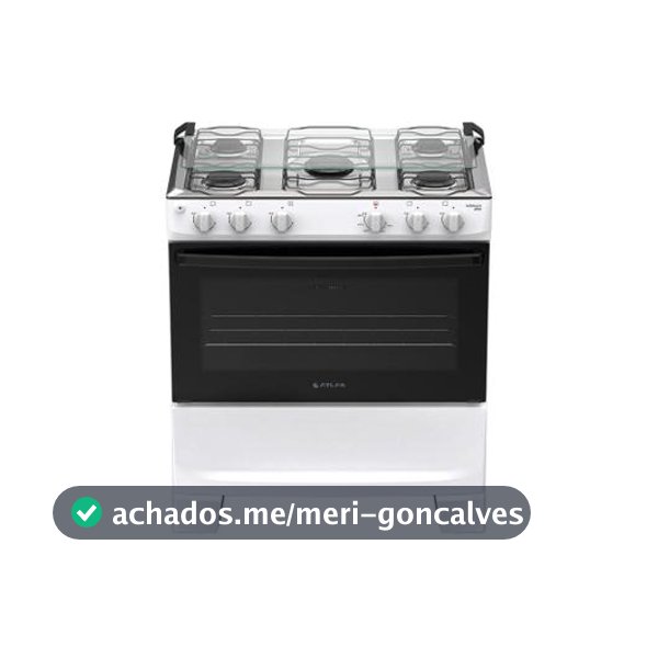 Fogão 5 Bocas Atlas Branco Mônaco Plus