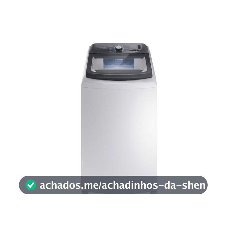Lavadora de Roupas Electrolux 14,5kg Cesto Inox 11 Programas de Lavagem Branco Efficient LEE15