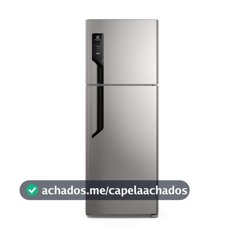 Geladeira/Refrigerador Electrolux Frost Free Duplex Inox Look 480L Efficient TF71S
