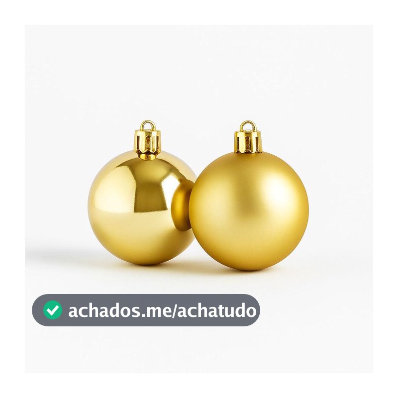 Kit Enfeite Bola Mista Champagne Decoração Arvore Natal 5PCS - Wincy - Bola de Natal - Magazine In_2936609